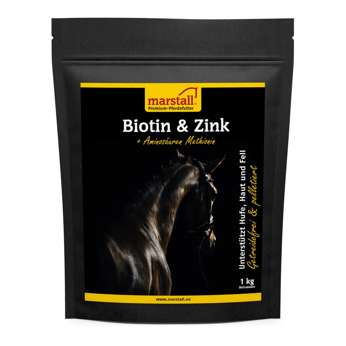 Køb Marstall Biotin & Zink - Biotintilskud med zink til hud og hove. Bestil i dag – Vi leverer i løbet af 1-3 dage. Fragtfrit fra kun 499.-