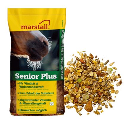Marstall Senior Plus 20 kg Letfordøjeligt foder til seniorhesten