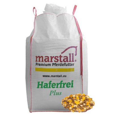 Marstall Haferfrei Plus BigBag 750 KG Havrefri müsli med ekstra olie