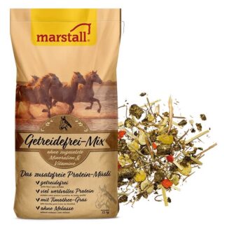 Marstall Getreidefrei-Mix 15 kg Müsli uden tilsat korn vitaminer og mineraler