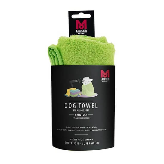 Moser Towel Dog green