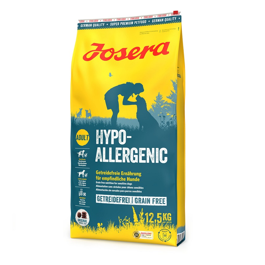 Køb Josera Hypoallergenic - Udviklet til hunde med fodersensitivitet. Bestil i dag – Vi leverer i løbet af 1-3 dage. Fragtfrit fra kun 499,-