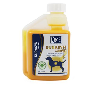Køb TRM Kurasyn Canine, ledtilskud til hunde med gurkemeje. Klik her og bestil i dag – Vi leverer i løbet af 1-3 dage. Fragtfrit fra kun 499.-
