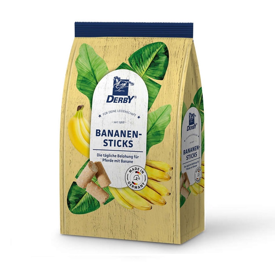 Køb Derby Bananen-Sticks, godbidder med banansmag Klik her og bestil i dag – Vi leverer i løbet af 1-3 dage. Fragtfrit fra kun 499.- til pakkeshop.