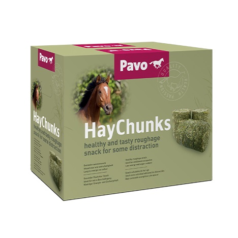 Køb Pavo Hay Chunks, en sund snack i grovfoder form | Bestil i dag – Levering i løbet af 1-3 dage. Fragtfrit fra kun 10 sække!