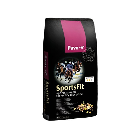 Køb Pavo SportsFit, en sportsmüsli med olie til middel og hårdt arbejde. Bestil i dag – Vi leverer i løbet af 1-3 dage. Fragtfrit fra kun 10 sække.
