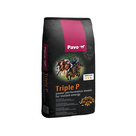 Køb Pavo Triple P, en energirig müsli til hårde præstationer hos HH Care | Bestil i dag – Levering i løbet af 1-3 dage. Fragtfrit fra kun 10 sække!